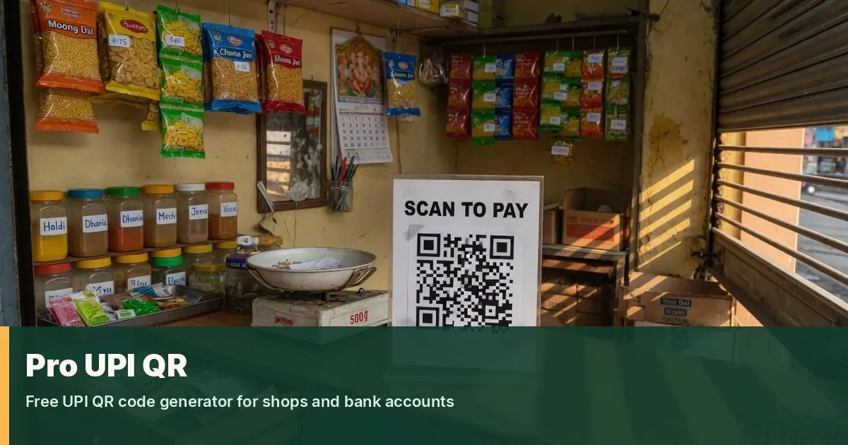 Pro UPI QR screenshot